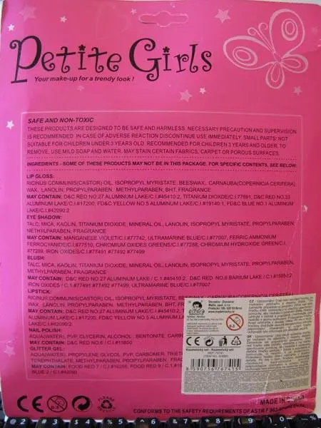 Photo de l’avis officiel: Made Petite Girls Ensemble de maquillage — risque: Risque microbiologique