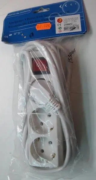 Foto do aviso oficial: YOU YI LIA Cabos de extensão — risco: Choque elétrico