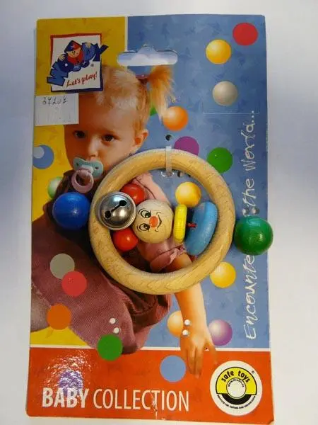 Photo from the official notice: Woody Baby Collection rattle toy — choking risk