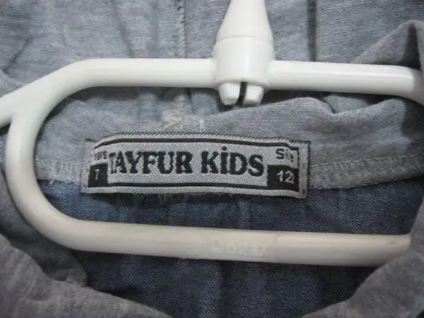 Photo from the official notice: Tayfur boys' sleeveless sweatshirt — strangulation risk
