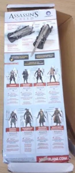Photo from the official notice: McFarlane Toys, Ubisoft Assassin's Creed - Pirate Hidden Blade and Gauntlet role-play accessory — injuries risk