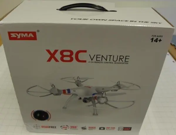 Foto do aviso oficial: SYMA 4 CH Remote Control Quatrocopter — risco: Choque elétrico