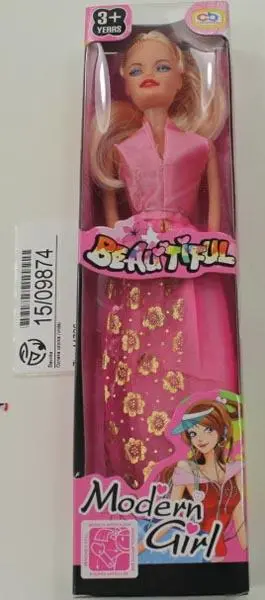 Photo de l’avis officiel: Cb Beautiful Modern Girl Poupée en plastique — risque: Risque chimique
