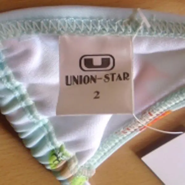 Photo de l’avis officiel: UNION-STAR Bikini des filles — risque: Blessures & Etranglement (A12/1214/15)
