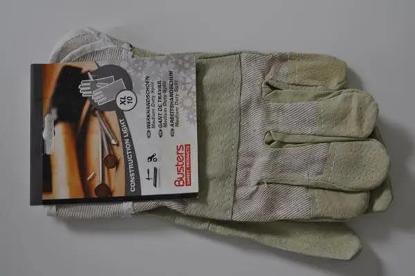 Photo de l’avis officiel: Busters Construction Light Gants de travail — risque: Risque chimique