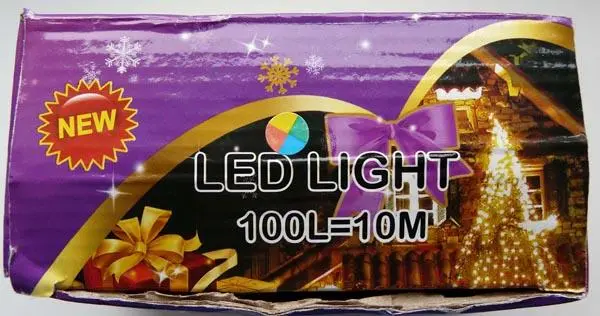 Photo de l’avis officiel: Phenix LED Light 100L=10M Chaîne d’éclairage — risque: Choc électrique