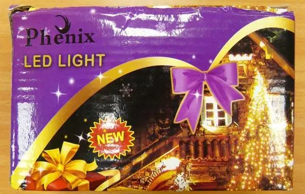 Photo de l’avis officiel: Phenix LED Light 100L=10M Chaîne d’éclairage — risque: Choc électrique