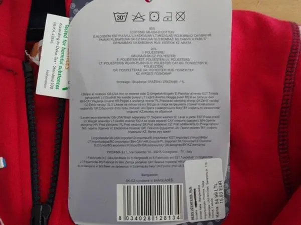 Foto uit de officiële melding: KIMI FRENA Jongens sweatshirt — risico: Verwurging