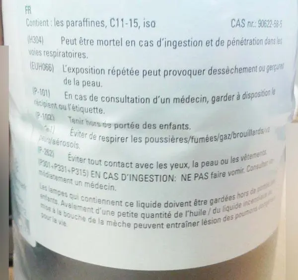 Foto dell’avviso ufficiale: BOVICTUS, ZONE DENMARK Citronella Olio per lampade — rischio: Rischio chimico