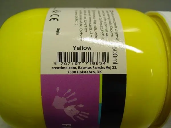 Foto dell’avviso ufficiale: A'COLOR, Creativ Company N8 - Fingerpaint Colore delle dita — rischio: Rischio chimico