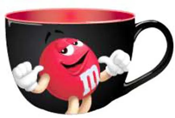 Photo from the official notice: M&amp;M's ceramic mugs — burns risk