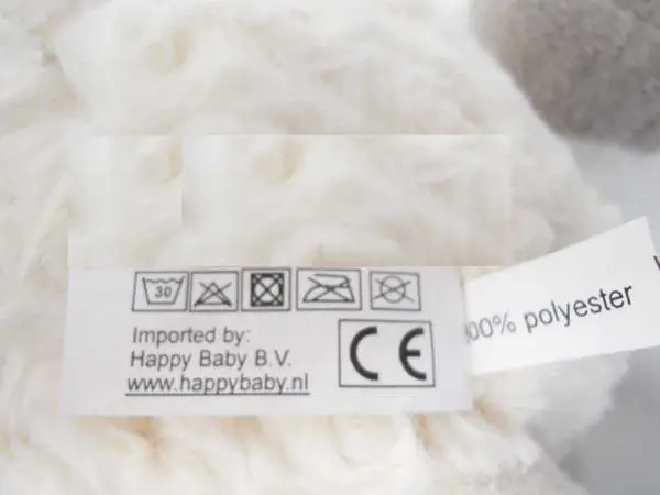 Photo de l’avis officiel: Happy Baby Pluche schaap (plush sheep) Jouet doux — risque: Étouffement