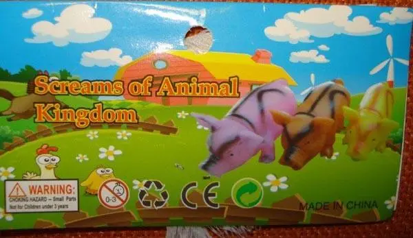 Foto dell’avviso ufficiale: Screams of Animal Kingdom Giocattolo di plastica — rischio: Rischio chimico
