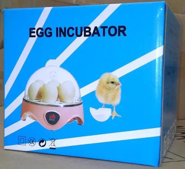 Photo from the official notice: HDD Egg incubator — electric shock risk