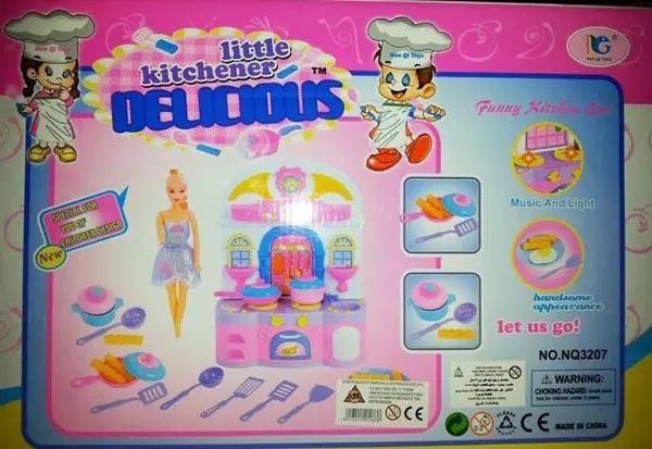 Foto dell’avviso ufficiale: NAN QI TOYS Little Kitchener DELICIOUS Set da cucina giocattolo — rischio: Rischio chimico