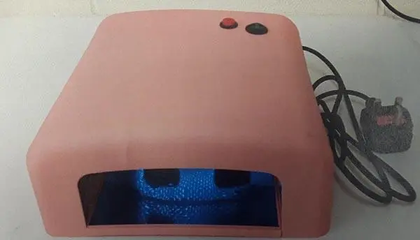 Foto do aviso oficial: Beanfly Nail Lamp Lâmpada de unhas UV — risco: Choque elétrico