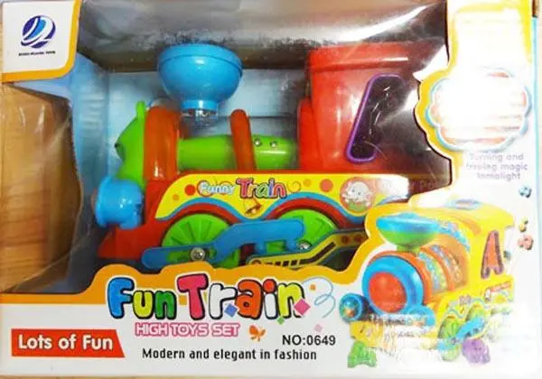 Photo from the official notice: Fun Train plastic toys — choking risk