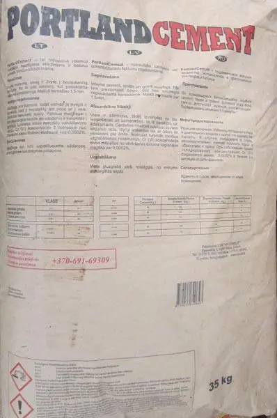 Photo de l’avis officiel: Stimelit PORTLAND CEMENT Ciment — risque: Risque chimique