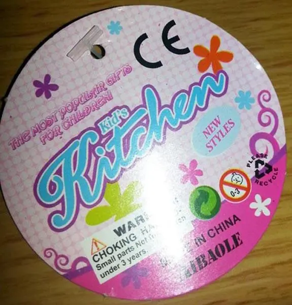 Photo de l’avis officiel: Aibaole Kid's Kitchen Ensemble de cuisine — risque: Risque chimique