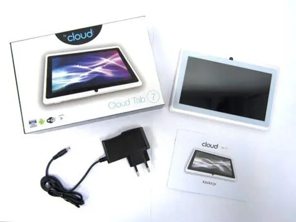 Photo from the official notice: Cloud Cloud Tab 7 tablet computer — electric shock risk