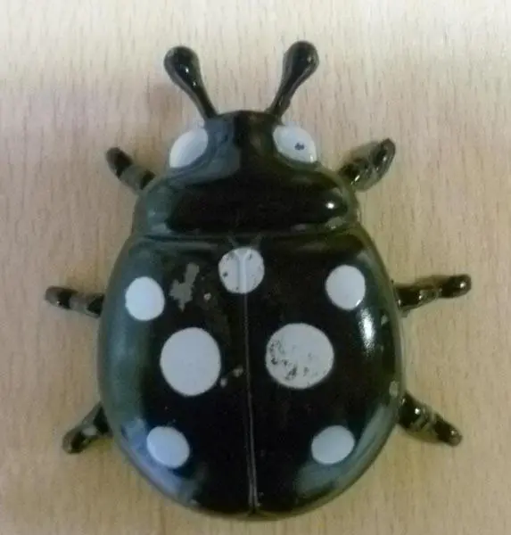 Photo from the official notice: Bent novelty lighter — fire risk