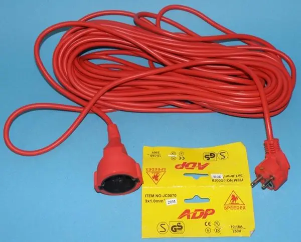 Foto do aviso oficial: SPEEDEX ADP Chumbo de extensão da rede elétrica — risco: Choque elétrico & Incêndio