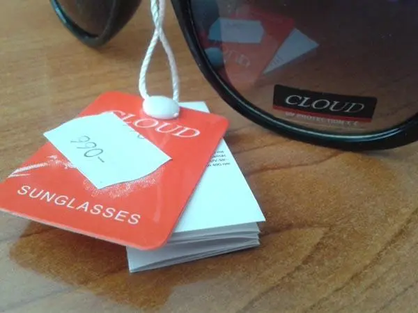 Photo from the official notice: Cloud Sunglasses — injuries risk