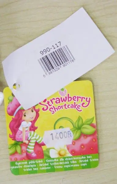 Foto do aviso oficial: Strawberry Shortcake Jogging pants/melegítő nadrág Calças para raparigas — risco: Ferimentos