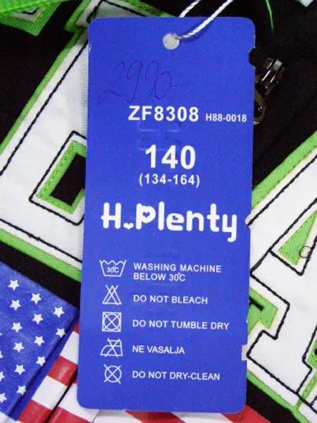 Foto do aviso oficial: H.Plenty Pijama infantil — risco: Estrangulamento (A12/1536/15)