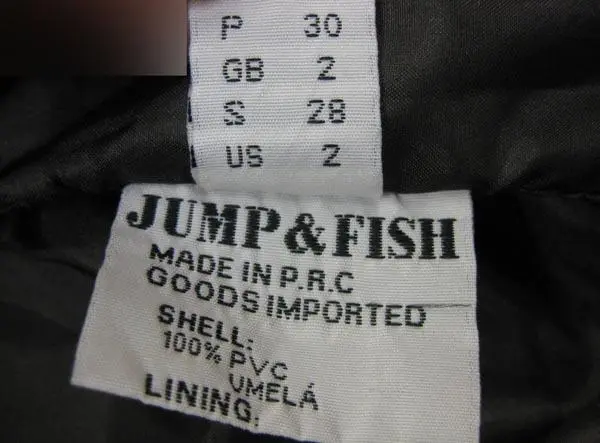 Photo from the official notice: Jump &amp; Fish children’s jackets — strangulation risk