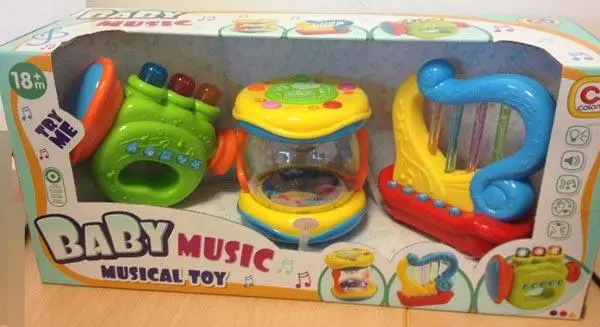 Photo from the official notice: Color Baby Baby Music toy musical set — choking risk