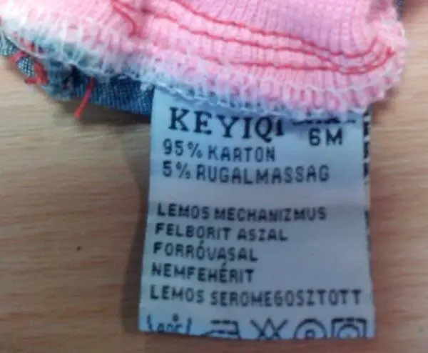 Photo de l’avis officiel: Ke Yi Qi Pantalons pour filles — risque: Blessures