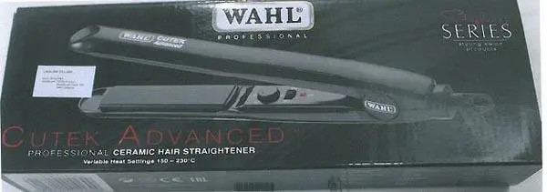 Foto aus der offiziellen Meldung: WAHL PROFESSIONAL Professional Ceramic Hair Straightener Haarstraffungsmittel — Risiko: Umwelt