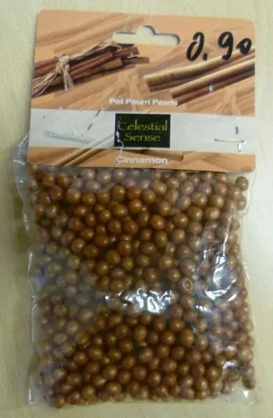 Foto do aviso oficial: Celestial Sense, Green Leaf Creations (2. model) Pot Pourri Pearls Pérolas aromáticas — risco: Engasgamento