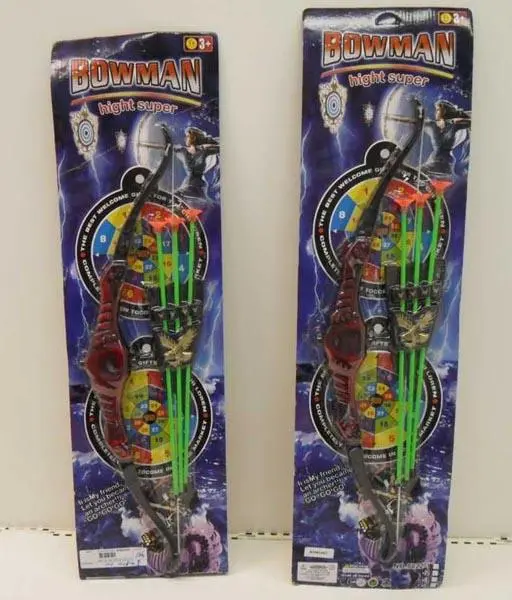 Foto do aviso oficial: Nicky Toy BOWMAN hight super Arco e flecha set — risco: Engasgamento