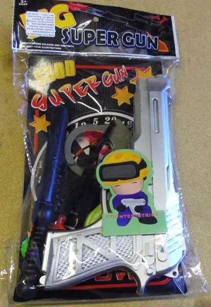 Foto dell’avviso ufficiale: BIG Super Gun Set di polizia giocattolo — rischio: Rischio chimico