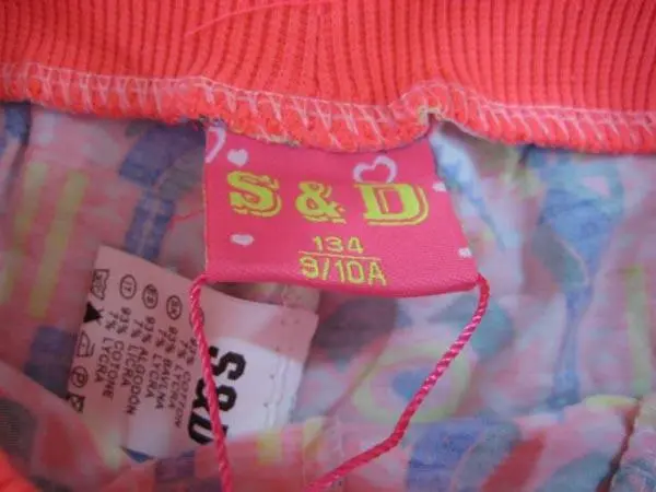 Photo de l’avis officiel: S&amp;D Shorts pour filles — risque: Blessures