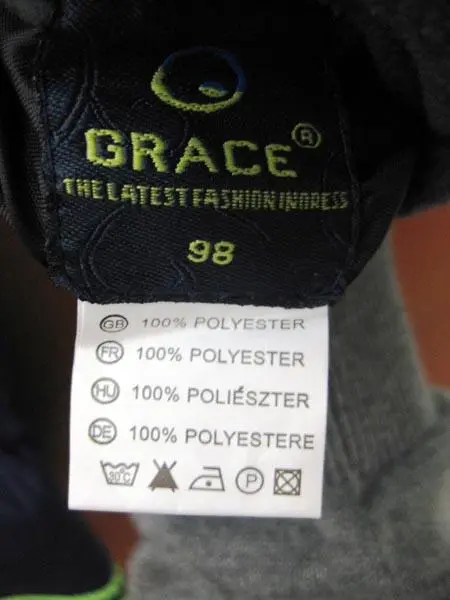 Photo from the official notice: Grace children’s jacket — strangulation risk