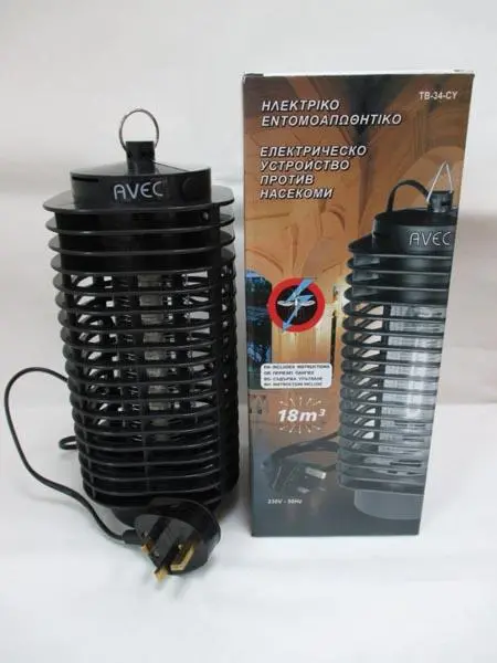 Photo de l’avis officiel: AVEC Insect Killer Tueur d’insectes électriques — risque: Choc électrique