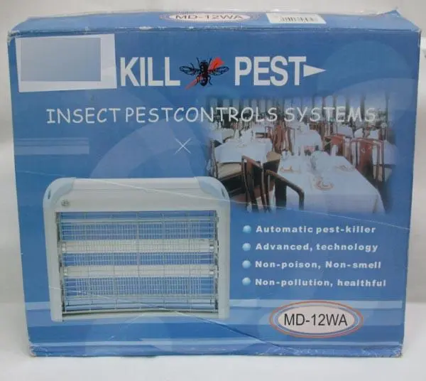 Photo de l’avis officiel: KILL PEST Insect Pest Controls Systems Tueur d’insectes électriques — risque: Choc électrique