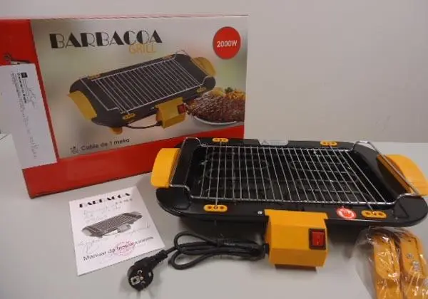 Photo de l’avis officiel: Bravo Nippon BARBACOA GRILL Barbecue électrique — risque: Brûlures