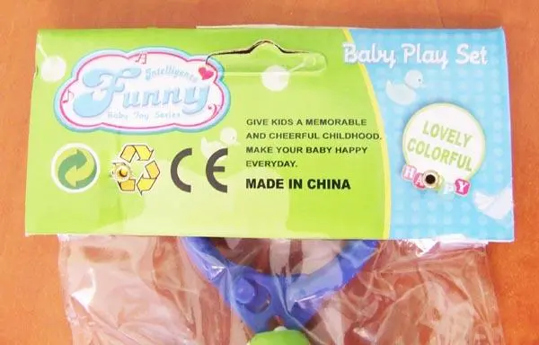 Foto dell’avviso ufficiale: Xin Da Mei Intelligence Funny Baby Toy Series Sonaglio per presepi — rischio: Ostruzione delle vie aeree