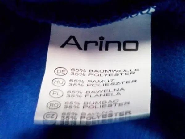 Foto uit de officiële melding: Arino Kinderkleding set — risico: Verwonding & Verwurging