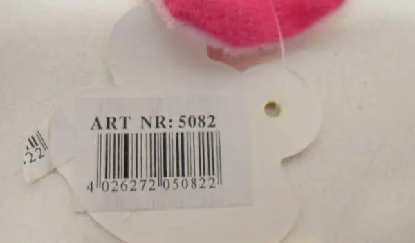 Foto aus der offiziellen Meldung: Paul Import Plüschspielzeug — Risiko: Ersticken