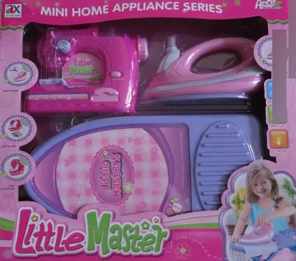 Photo de l’avis officiel: AO XIE Toys, Imagin Little Master - Mini Home Appliance Series Ensemble de couture et de repassage des jouets — risque: Brûlures & Blessures
