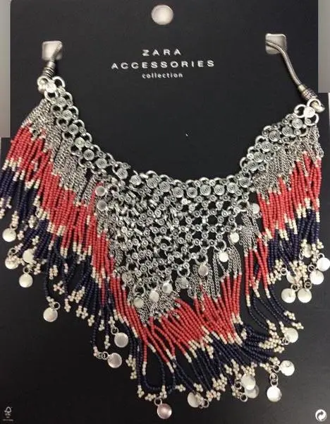 Photo de l’avis officiel: Zara ZARA ACCESSORIES collection Collier — risque: Risque chimique