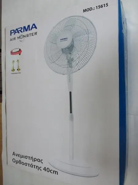 Photo de l’avis officiel: PARMA Air Monster Ventilateur de support électrique — risque: Coupures