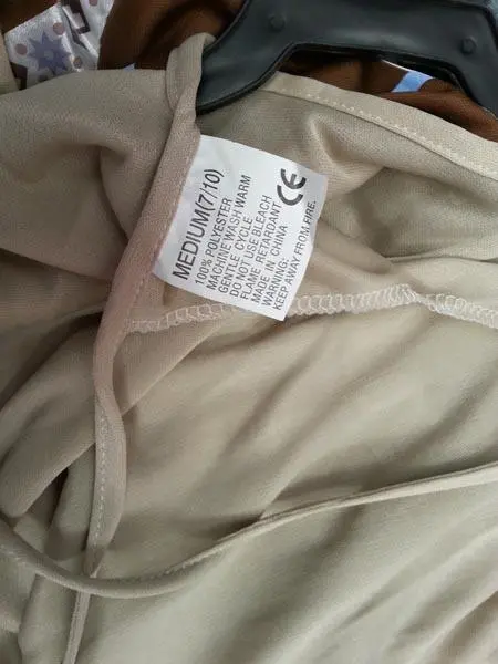 Photo from the official notice: INDIAN GIRL fancy-dress costume — strangulation risk