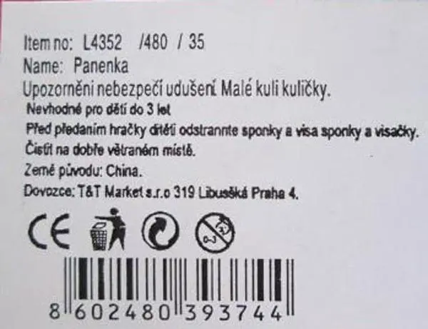 Foto dell’avviso ufficiale: Ever After High (COUNTERFEIT) Bambole di plastica — rischio: Rischio chimico