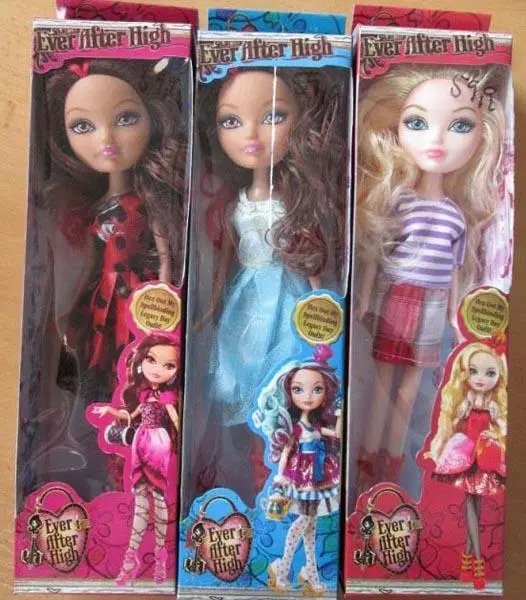 Foto dell’avviso ufficiale: Ever After High (COUNTERFEIT) Bambole di plastica — rischio: Rischio chimico